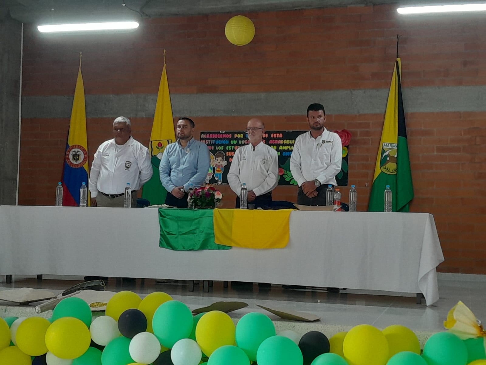 El gobernador de Caldas, Henry Gutiérrez Ángel, también participó en el evento en Marmato.